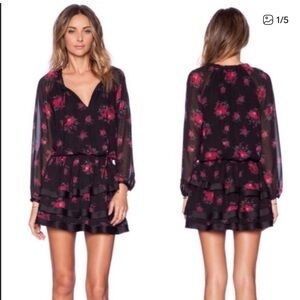 Sam Edelman Russian Romance Floral Mini Dress Size XS